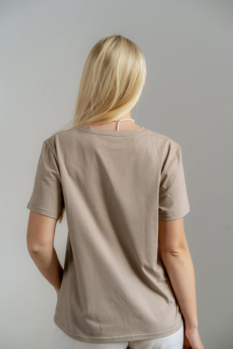 T-shirt "Classic Trident" (beige)