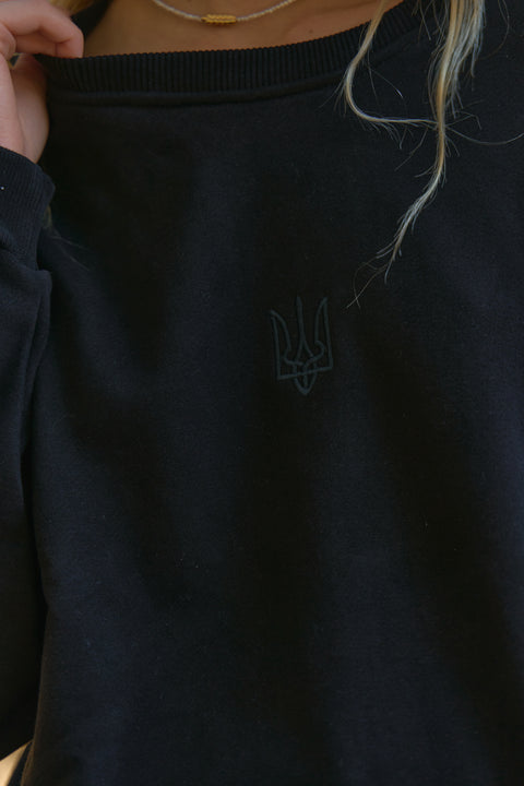 Sweatshirt oversize "Classic trident"