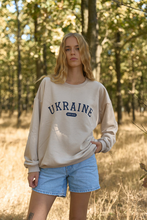 Sweatshirt oversize "Ukraine 1918"