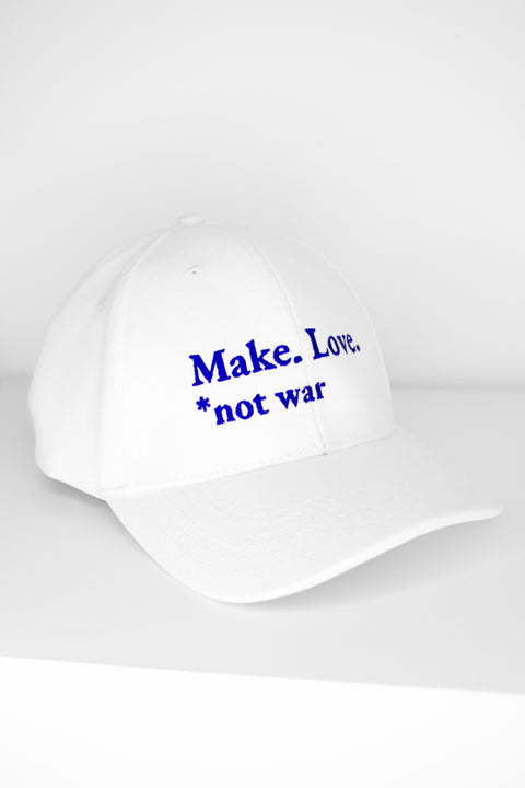 Baseball cap “Make. Love.”