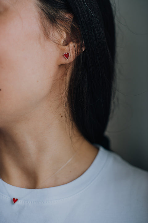 Set «Make. Love»  (choker + earrings)